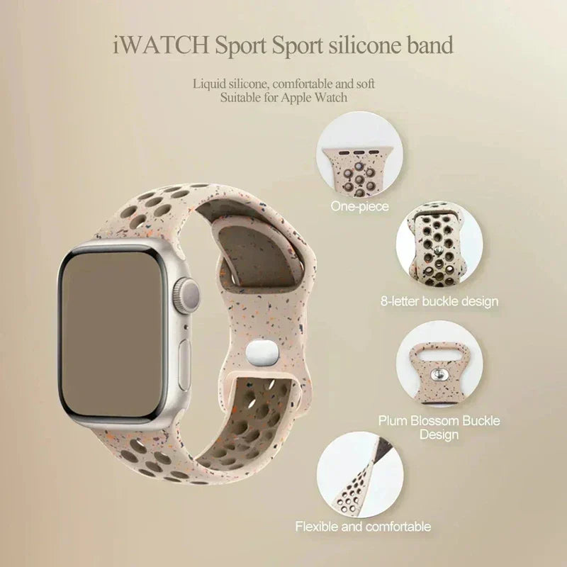 Original Silicone Strap For Apple Watch