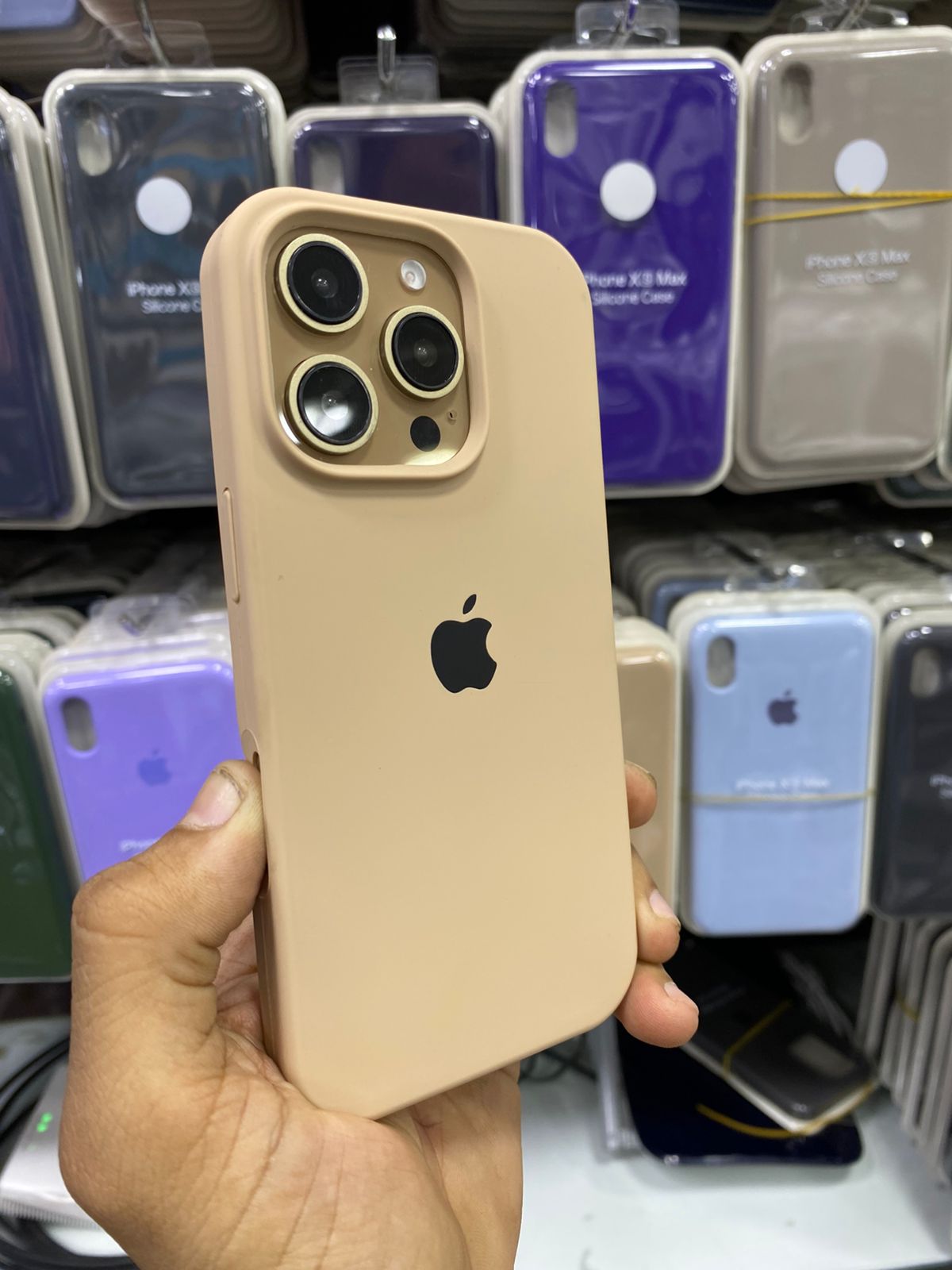 iPhone Desert Titanium Silicon Case